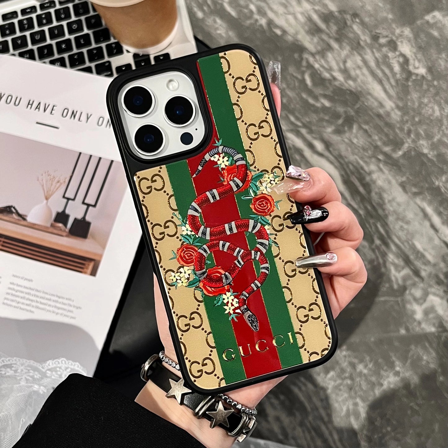 Red Snake Gucci iPhone Cases