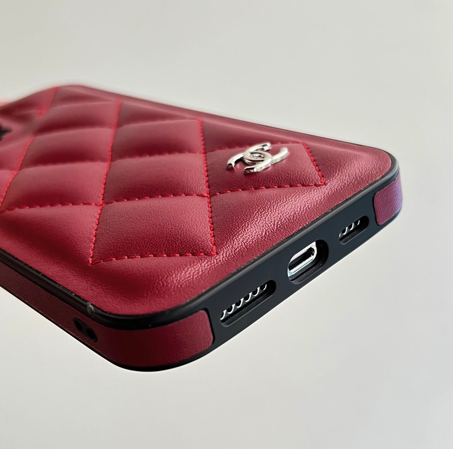 Handmade Second Chanel Leather Phone case