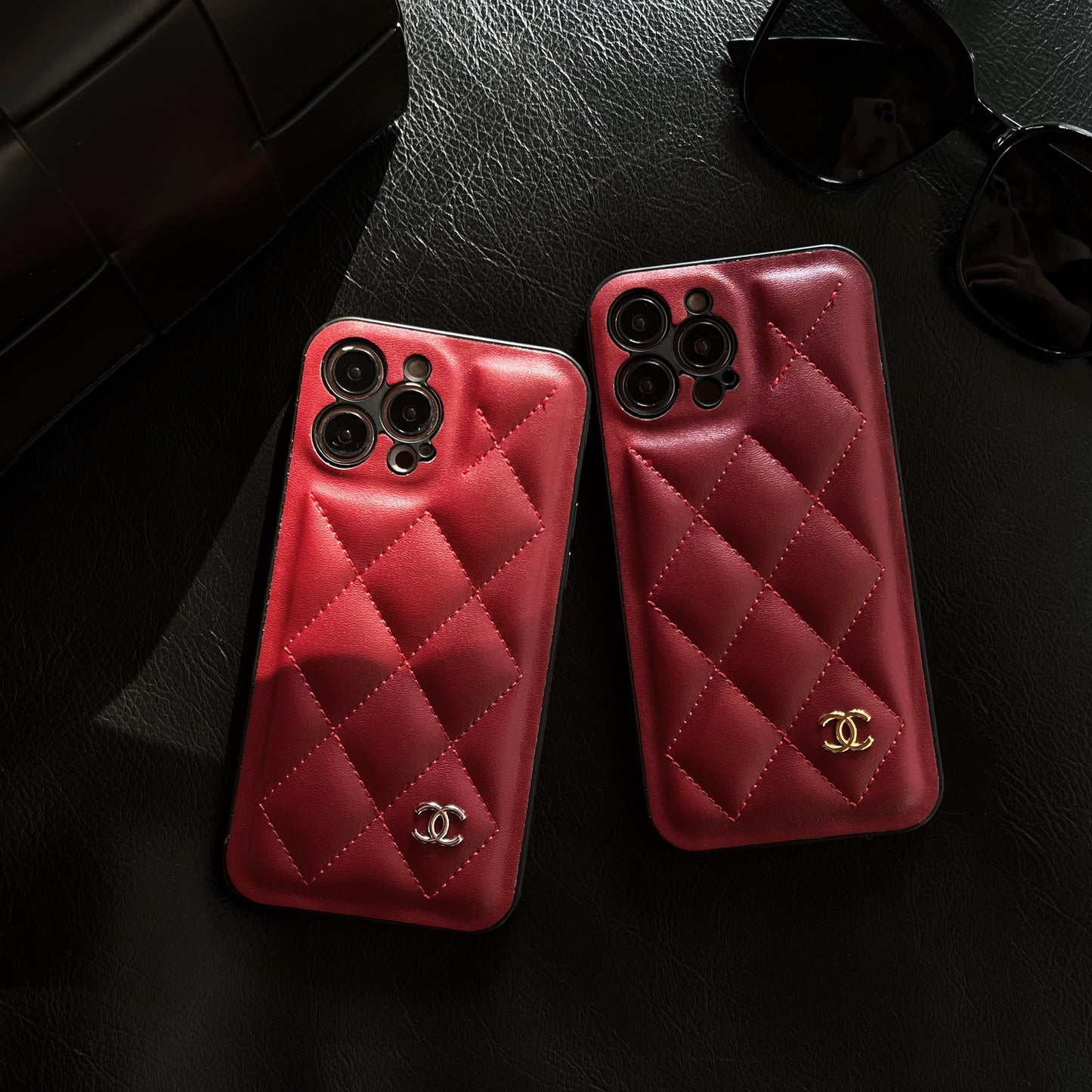 Handmade Second Chanel Leather Phone case