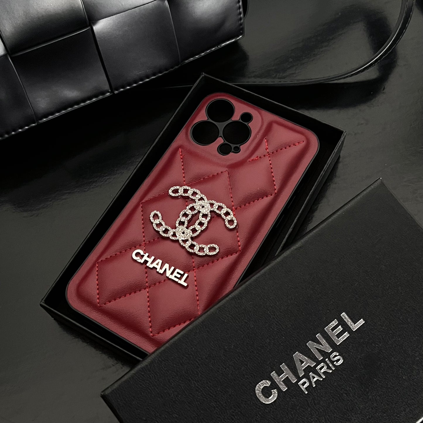 Chanel iPhone Cases-2-nd hand Leather