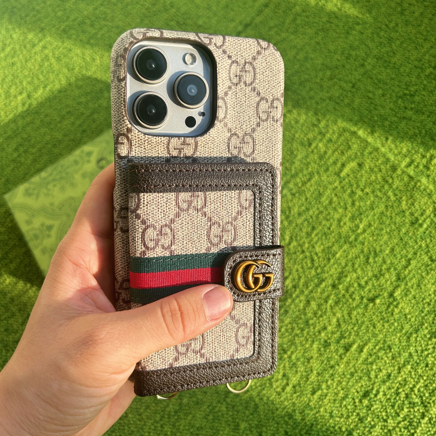 Gucci handmade card phone case