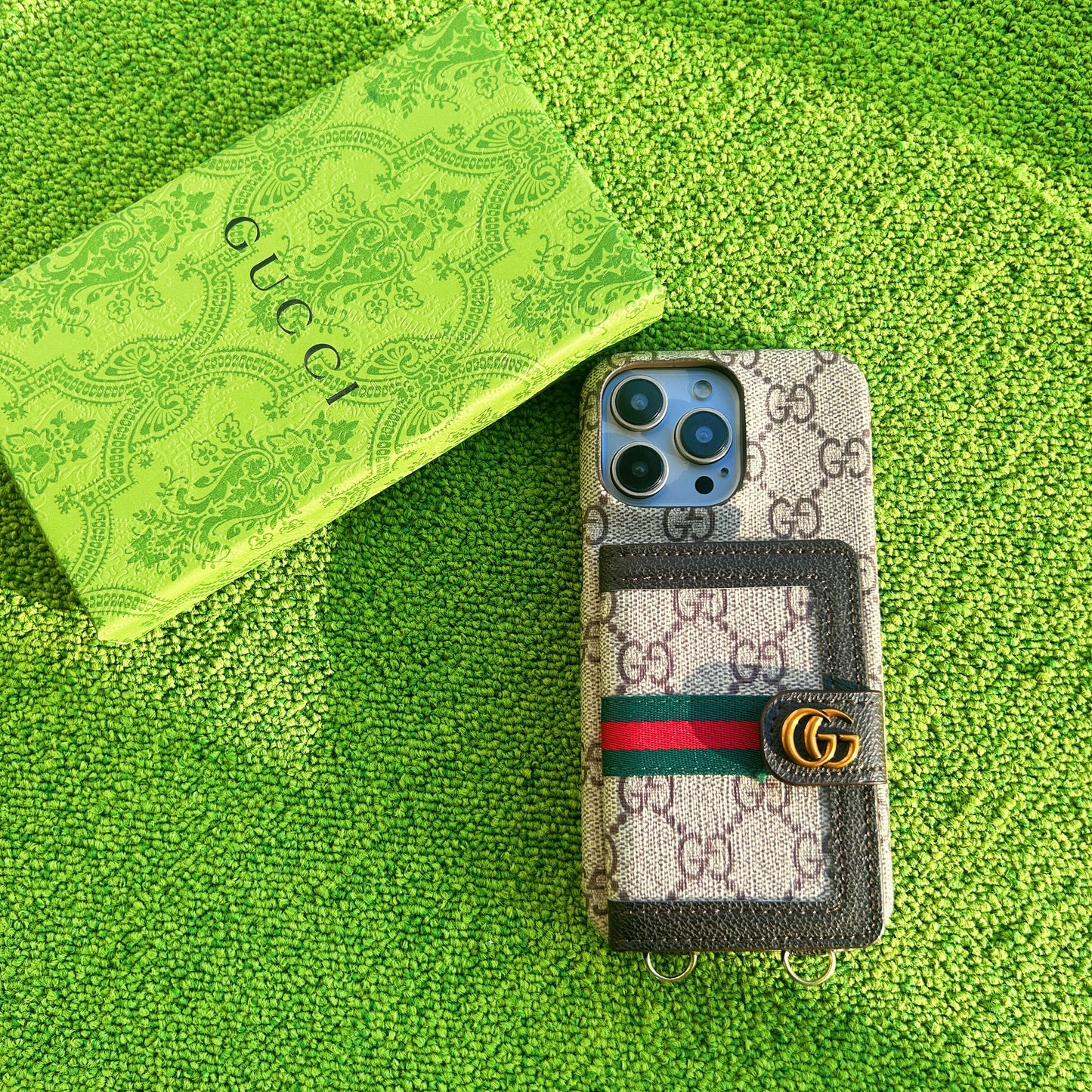 Gucci handmade card phone case