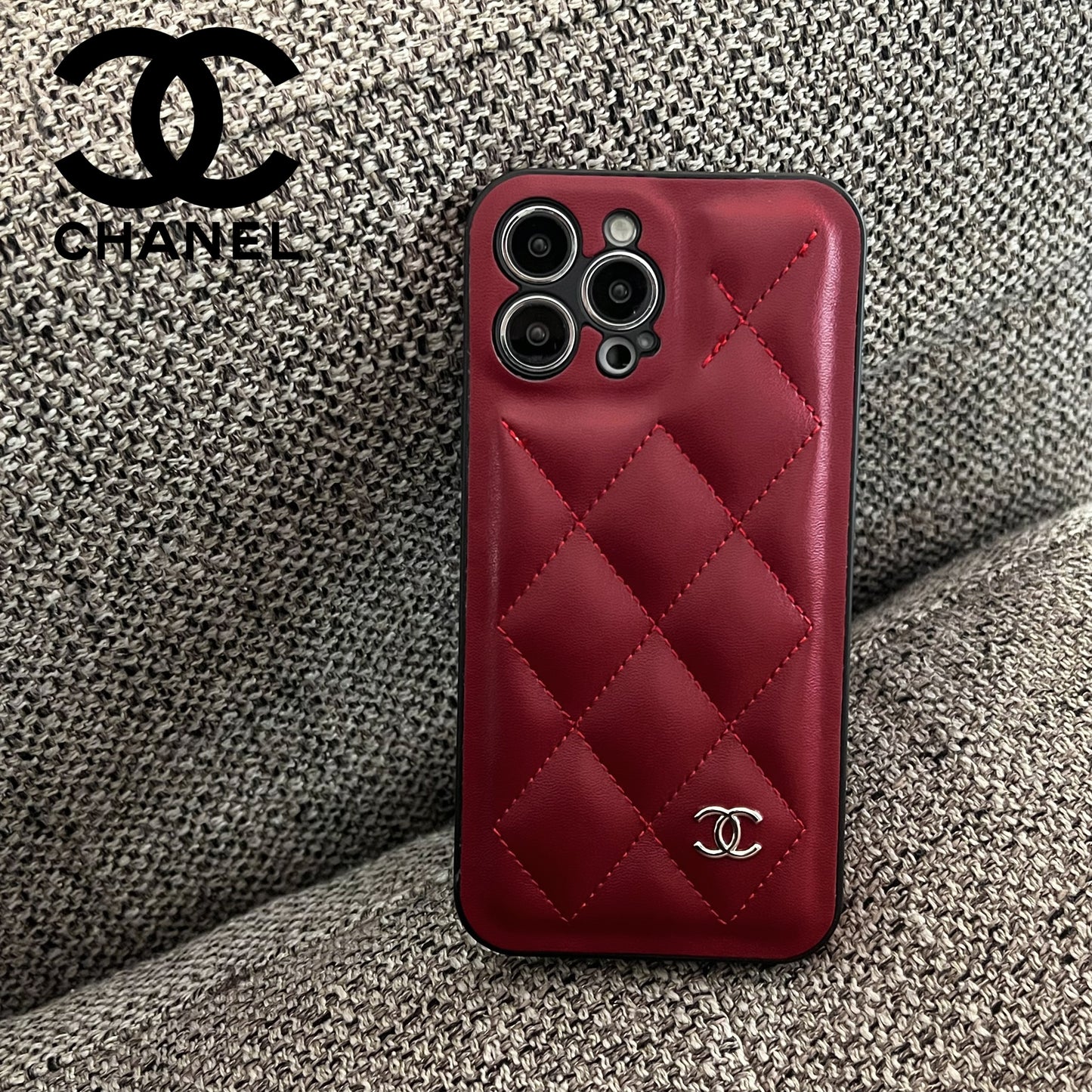 Handmade Second Chanel Leather Phone case