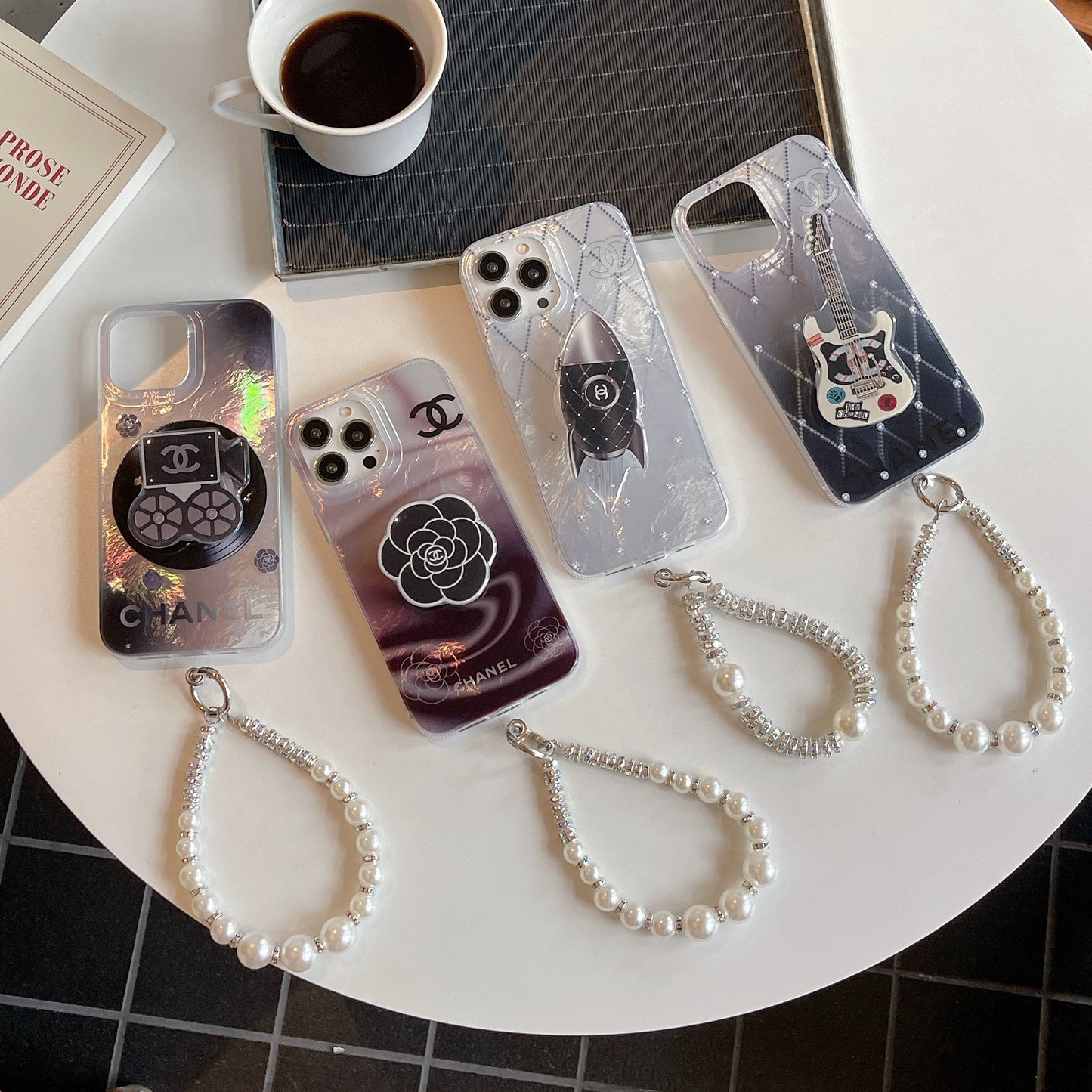 Chanel iPhone 16 case-Chanel phone case with chain