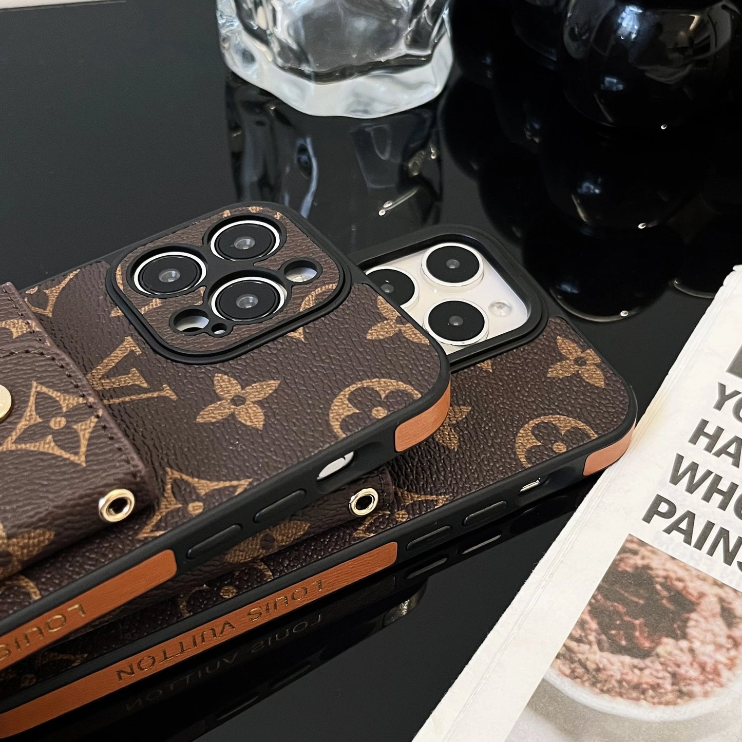 LV second hand phone card case