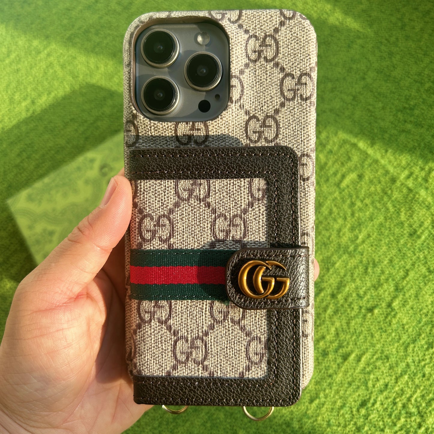 Gucci handmade card phone case