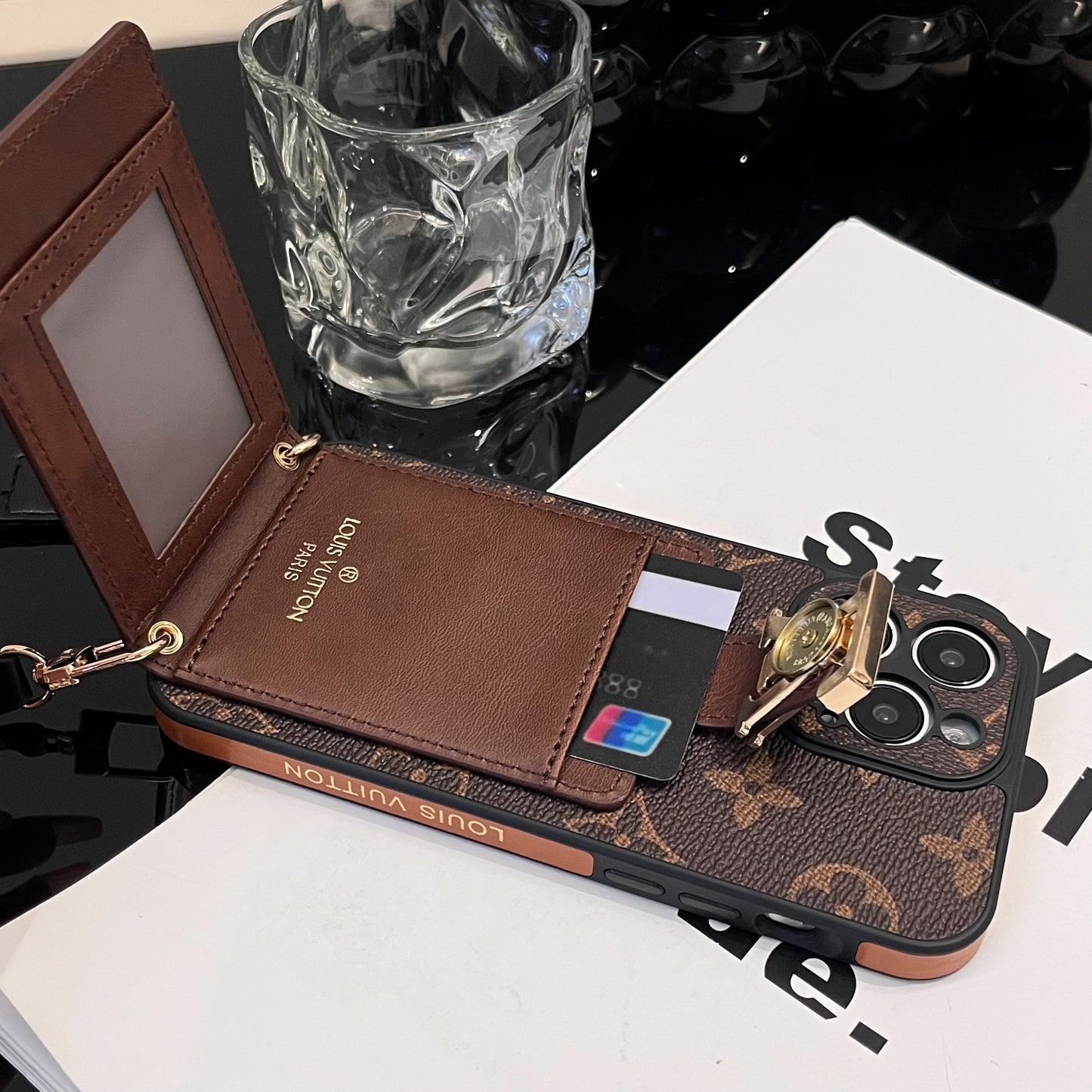 Handmade LV phone case