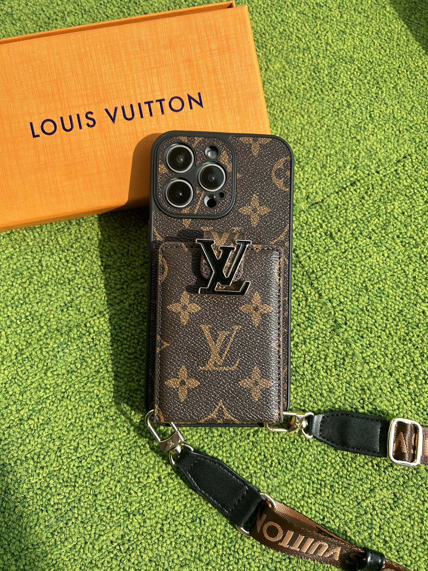 Handmade LV phone case