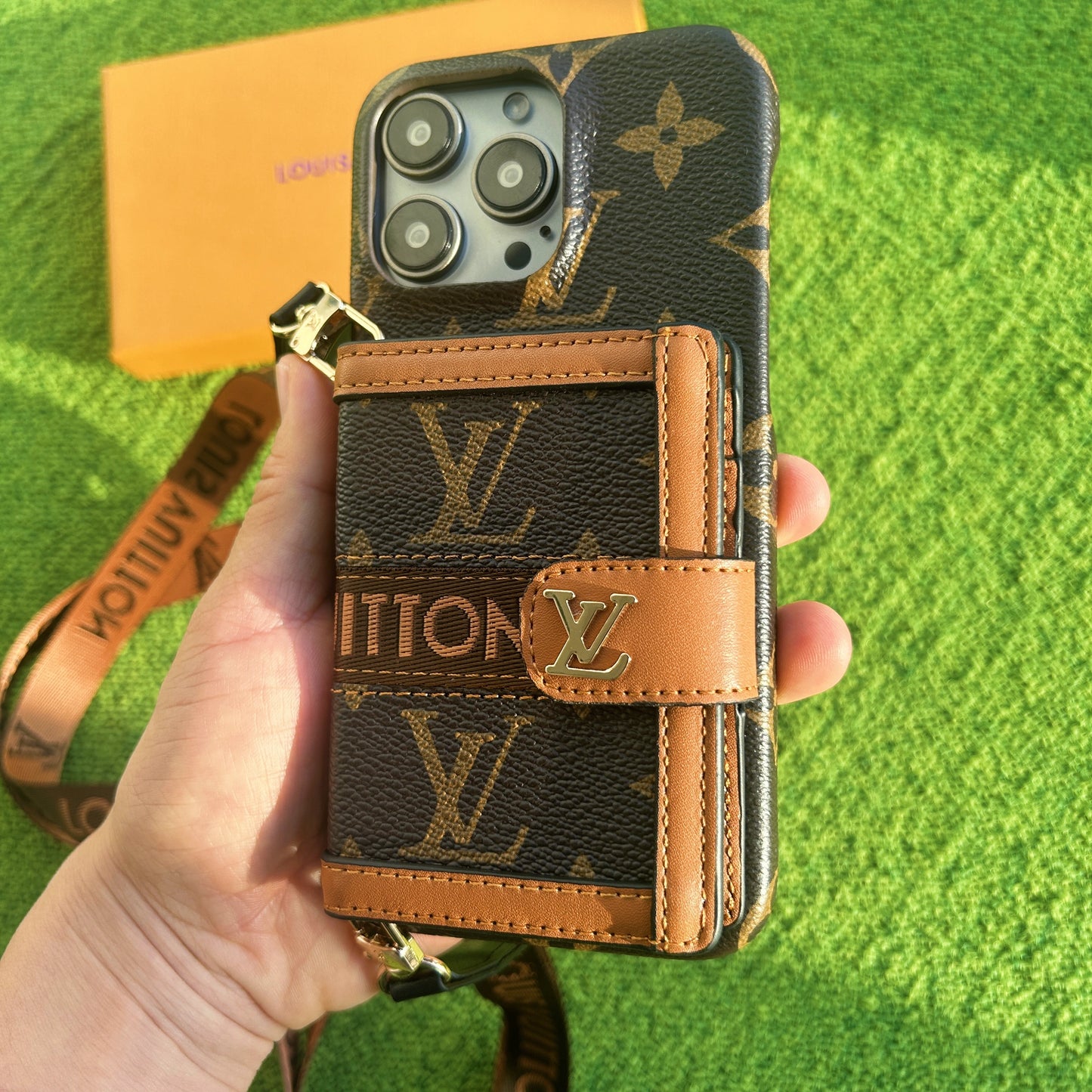 LV handmade phone case