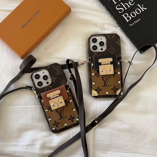 LV original leather phone cases