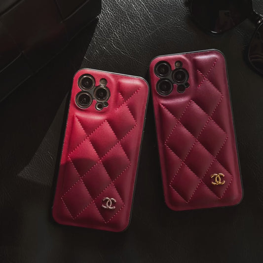 Handmade Second Chanel Leather Phone case